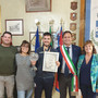 Andrea Ragonesi, campione del mondo di biliardo, festeggiato in Comune a Volpiano