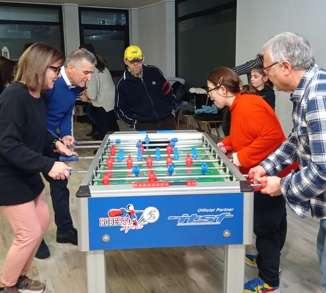 La finale del torneo inclusivo di calciobalilla organizzato dall’Asd Hope Running Onlus