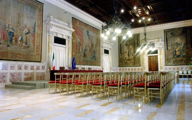 La Sala della Regina di Palazzo Montecitorio