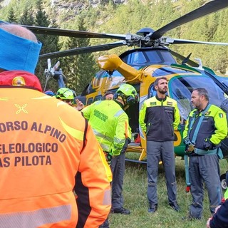 Persona dispersa nella zona di Valprato Soana: il Soccorso Alpino mobilita uomini e mezzi