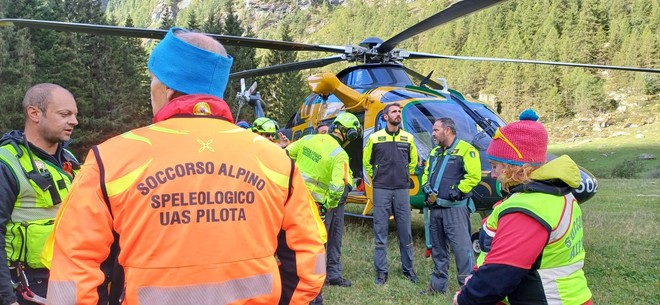 Persona dispersa nella zona di Valprato Soana: il Soccorso Alpino mobilita uomini e mezzi