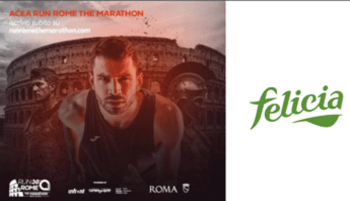 Atletica, Felicia official supplier della Maratona di Roma